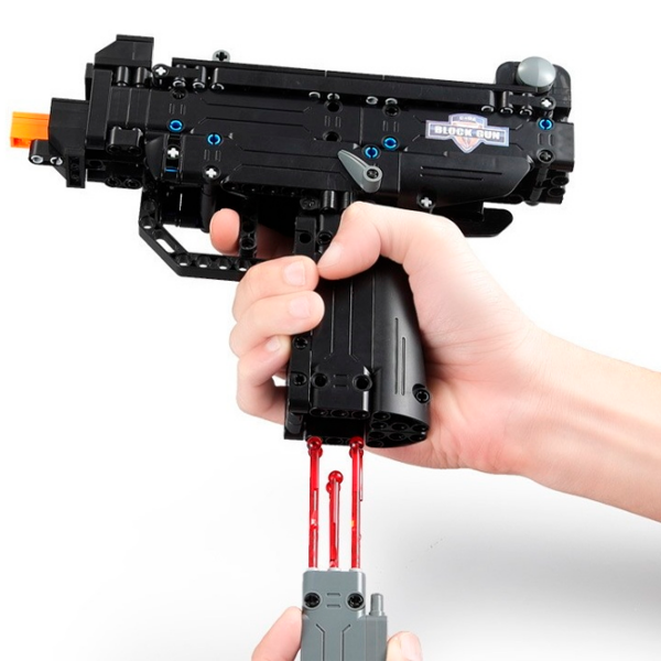 Constructor CaDa Uzi Pistol Black Numărul de piese 359, 8+ photo 5