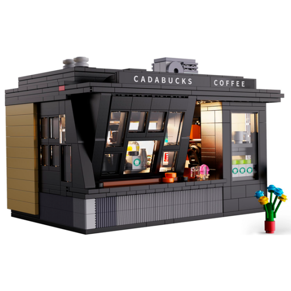 Конструктор CaDa Coffee House Серый Количество деталей 768, 14+ photo 2