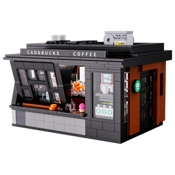 Конструктор CaDa Coffee House Серый Количество деталей 768, 14+ photo 5