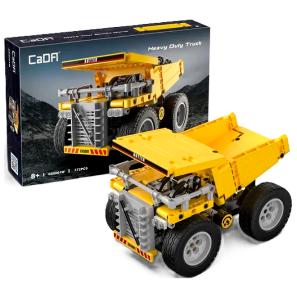 Constructor CaDa Heavy Duty Truck Yellow Numărul de piese 372, 8+ photo 4