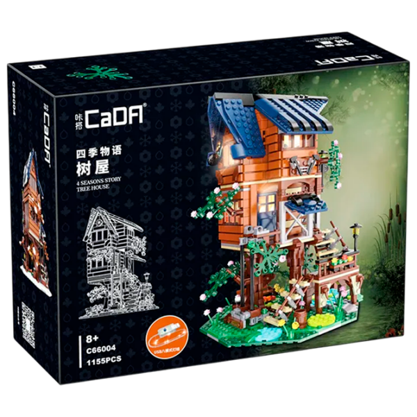 Constructor CaDa The Four Seasons Tree House Brown Numărul de piese 1155, 14+ photo 1