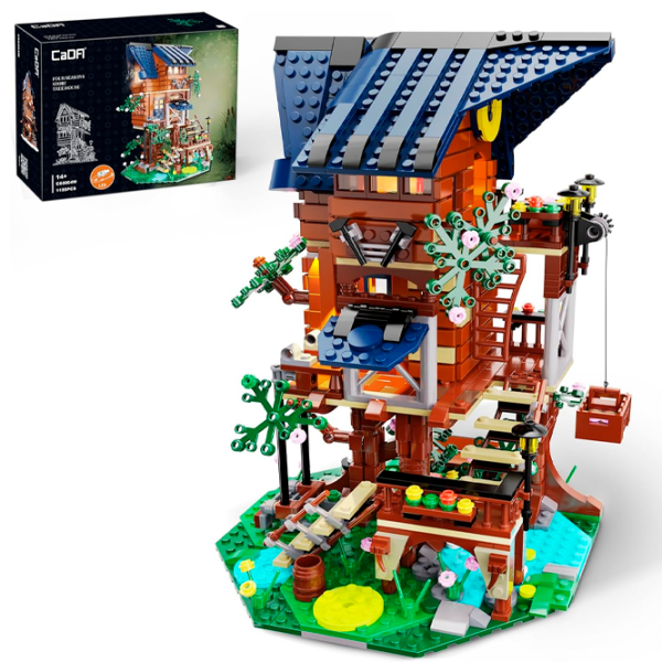 Constructor CaDa The Four Seasons Tree House Brown Numărul de piese 1155, 14+ photo 2