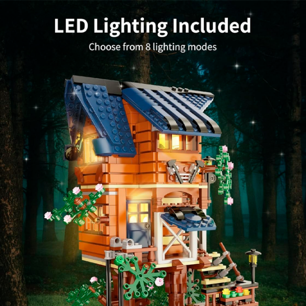 Constructor CaDa The Four Seasons Tree House Brown Numărul de piese 1155, 14+ photo 3