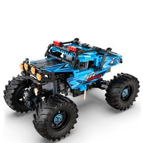Constructor cu telecomandă CaDa Monster Truck Blue Numărul de piese 699, 8+ photo 2