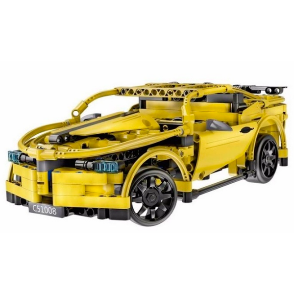 Constructor cu telecomandă CaDa Chevrolet Camaro Yellow Numărul de piese 419, 6+ photo 2