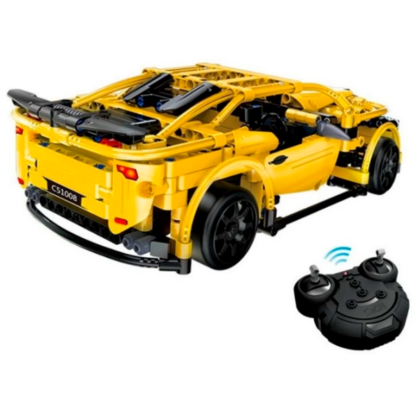 Constructor cu telecomandă CaDa Chevrolet Camaro Yellow Numărul de piese 419, 6+ photo 3