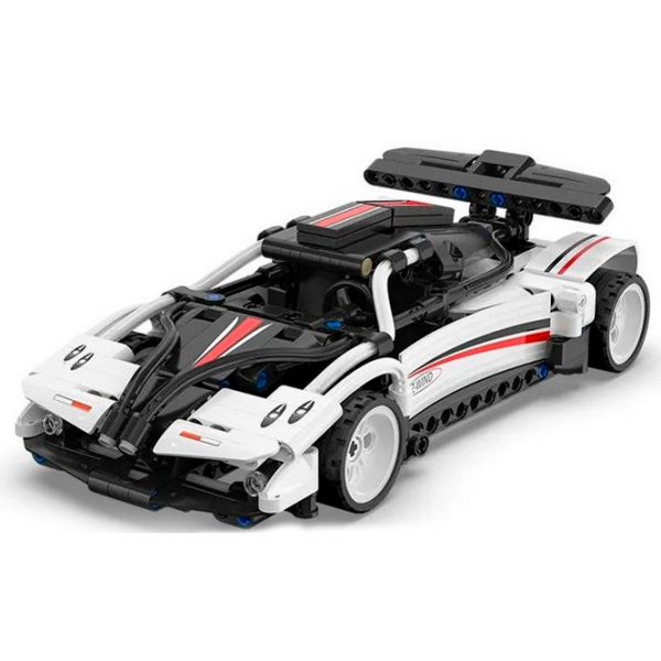 Constructor CaDa Z-Wind Sport Car White Numărul de piese 321, 6+ photo 2