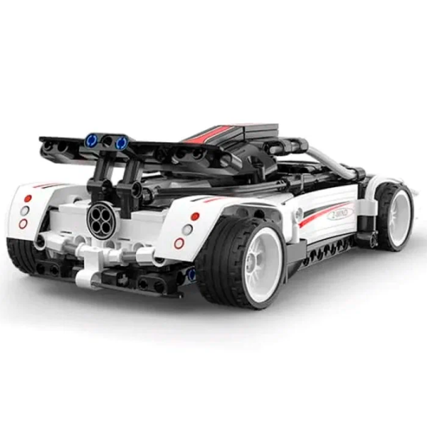Constructor CaDa Z-Wind Sport Car White Numărul de piese 321, 6+ photo 3