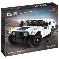 Constructor CaDa Hummer Humvee White Numărul de piese 1380, 8+