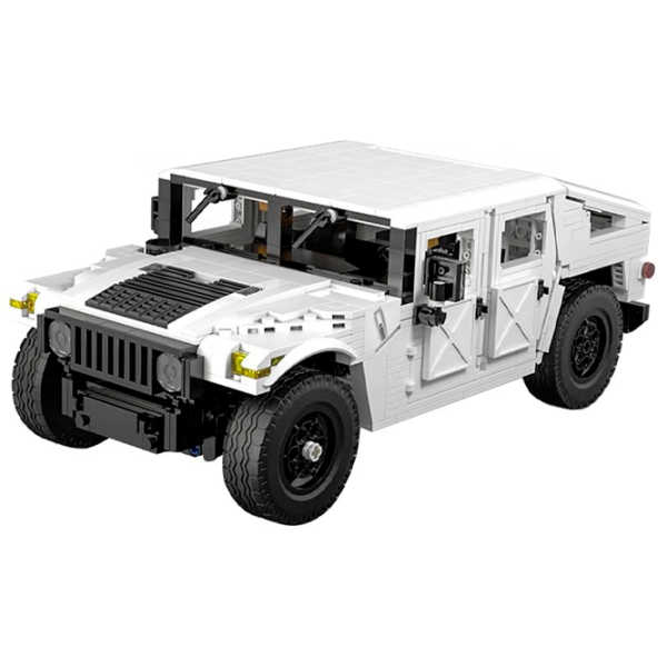 Constructor CaDa Hummer Humvee White Numărul de piese 1380, 8+ photo 2