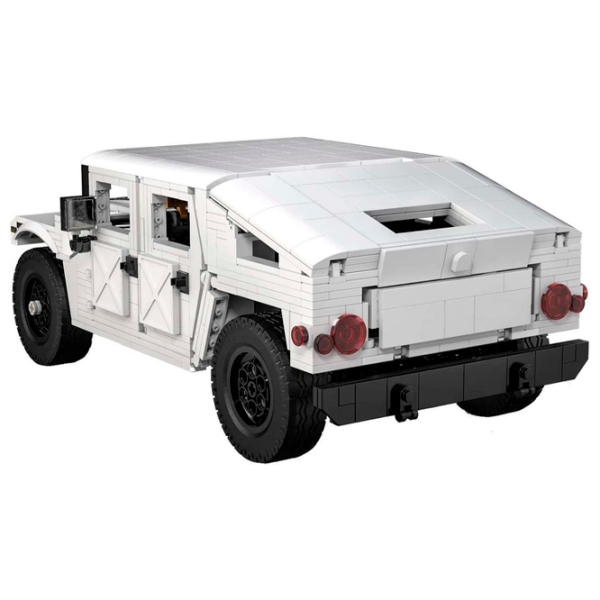 Constructor CaDa Hummer Humvee White Numărul de piese 1380, 8+ photo 3