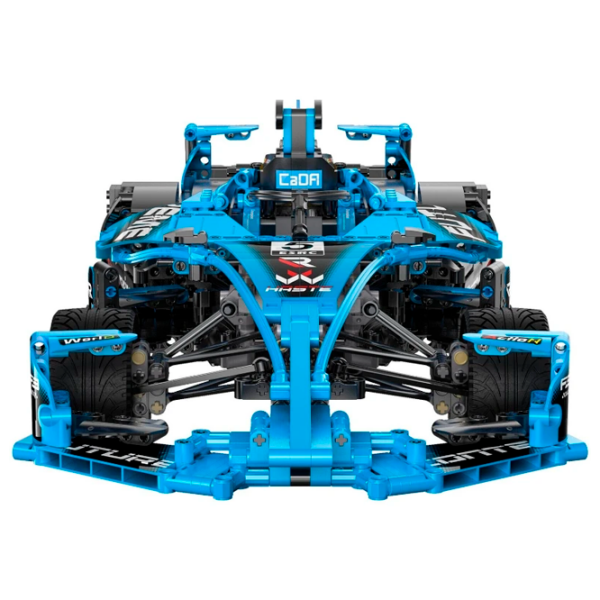 Constructor CaDa Electric Super Racing Car Blue Numărul de piese 1667, 8+ photo 6