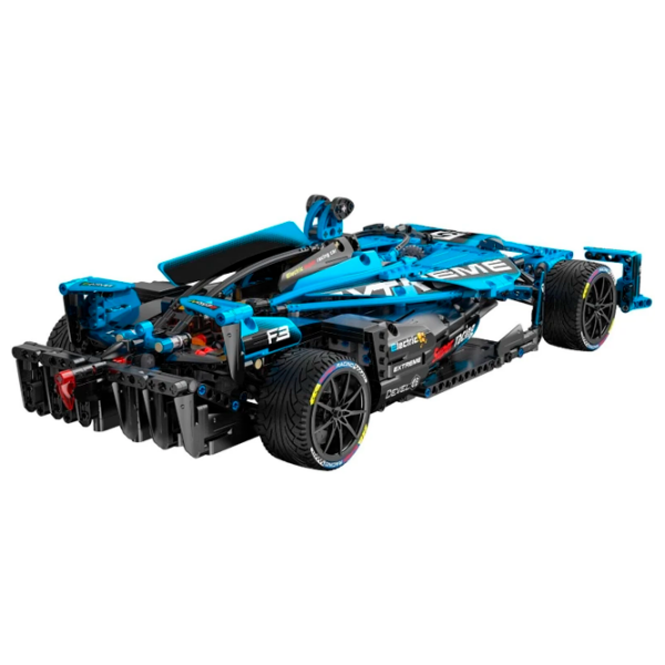 Constructor CaDa Electric Super Racing Car Blue Numărul de piese 1667, 8+ photo 7