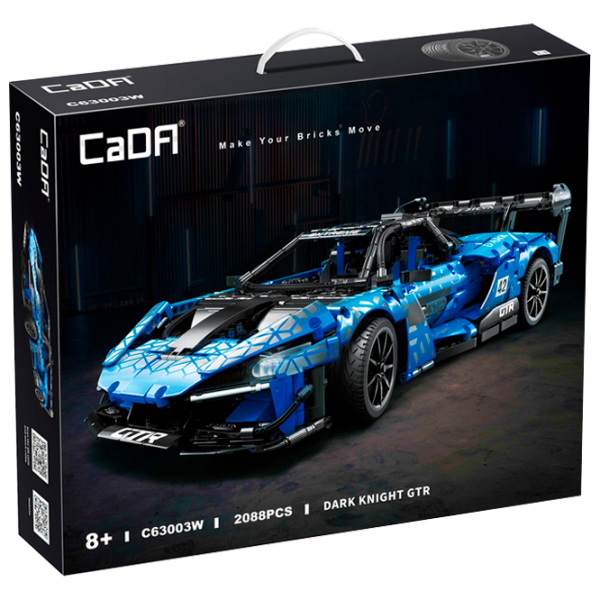 Constructor CaDa Dark Knight GTR Blue Numărul de piese 2088, 8+ photo 1