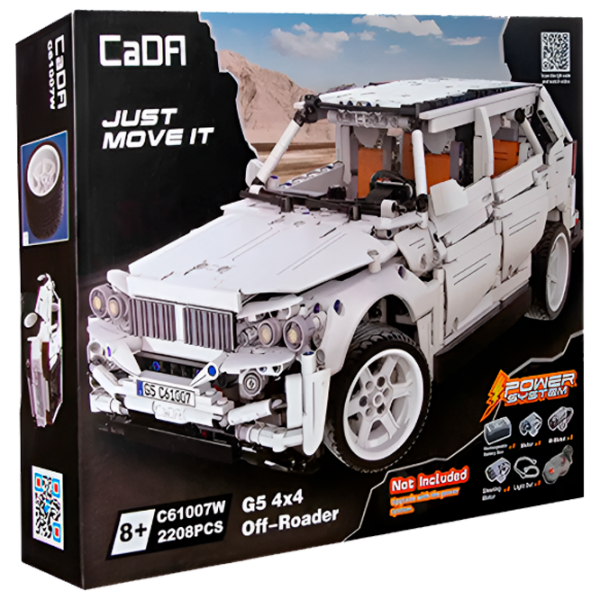 Constructor CaDa BMW G5 SUV 4WD White Numărul de piese 2208, 8+ photo 1