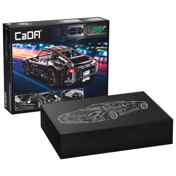 Constructor CaDa Porshe RUF GT Black Numărul de piese 1655, 8+ photo 6