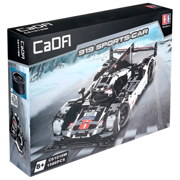 Constructor CaDa Porshe 919 Sport-Car White Numărul de piese 1586, 8+ photo 1