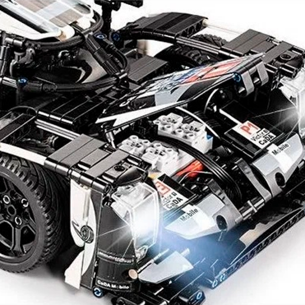 Constructor CaDa Porshe 919 Sport-Car White Numărul de piese 1586, 8+ photo 4
