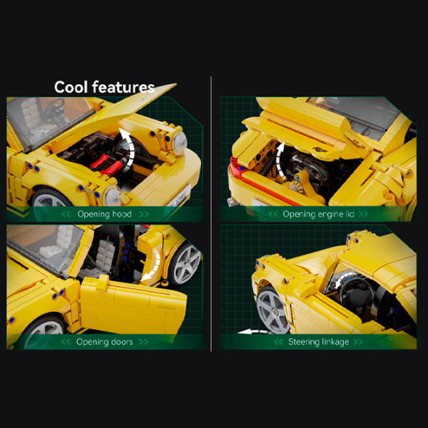 Constructor CaDa RUF CTR Yellow Numărul de piese 1515, 8+ photo 5