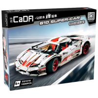 Constructor CaDa Lamborghini Huracan White Numărul de piese 1696, 8+