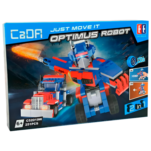 Constructor CaDa Optimus Blue Numărul de piese 251, 6+ photo 1