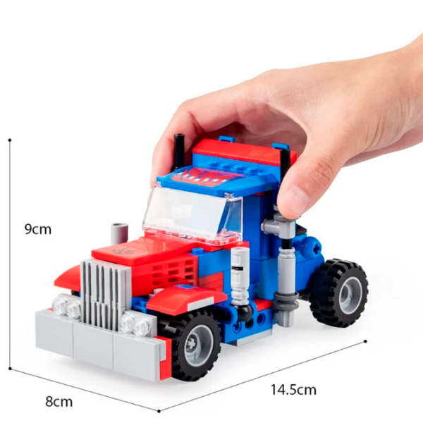 Constructor CaDa Optimus Blue Numărul de piese 251, 6+ photo 6