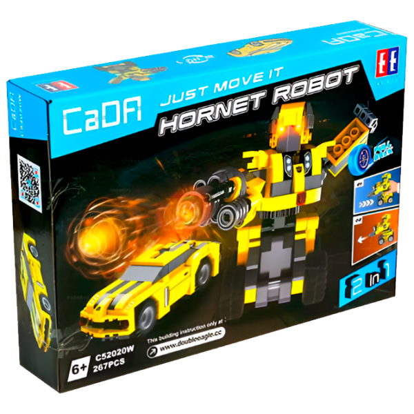Constructor CaDa Bumblebee Yellow Numărul de piese 267, 6+ photo 1