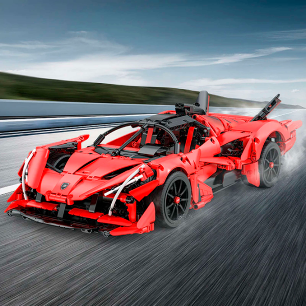 Constructor CaDa APE Super-Car Red Numărul de piese 1823, 8+ photo 2