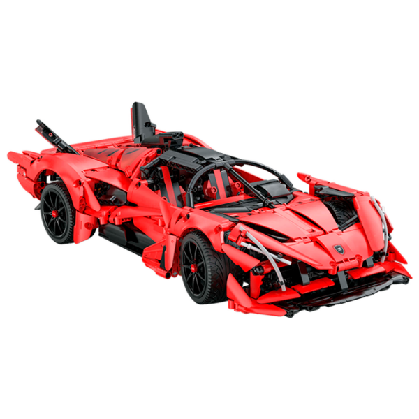 Constructor CaDa APE Super-Car Red Numărul de piese 1823, 8+ photo 4