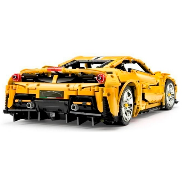 Constructor cu telecomandă CaDa Italian super car Yellow Numărul de piese 3187, 6+ photo 4