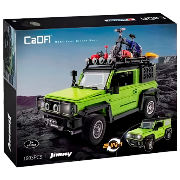Constructor CaDa Suzuki JIMNY Green Numărul de piese 1803, 8+ photo 1