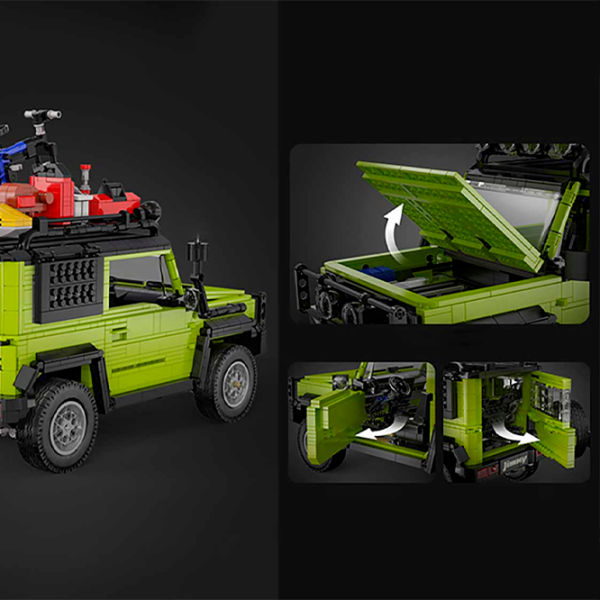 Constructor CaDa Suzuki JIMNY Green Numărul de piese 1803, 8+ photo 5