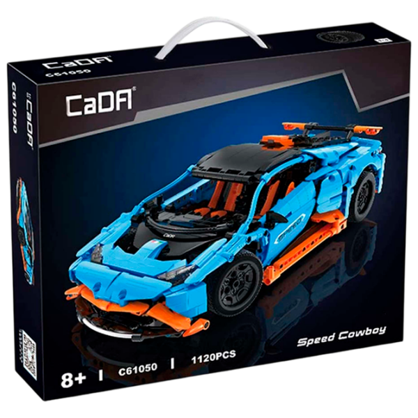 Constructor CaDa Speed Cowboy Blue Numărul de piese 1120, 8+ photo 1
