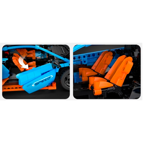 Constructor CaDa Speed Cowboy Blue Numărul de piese 1120, 8+ photo 6