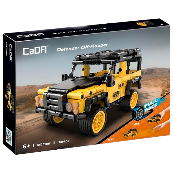 Constructor CaDa Defender Off-Road Yellow Numărul de piese 389, 8+ photo 1