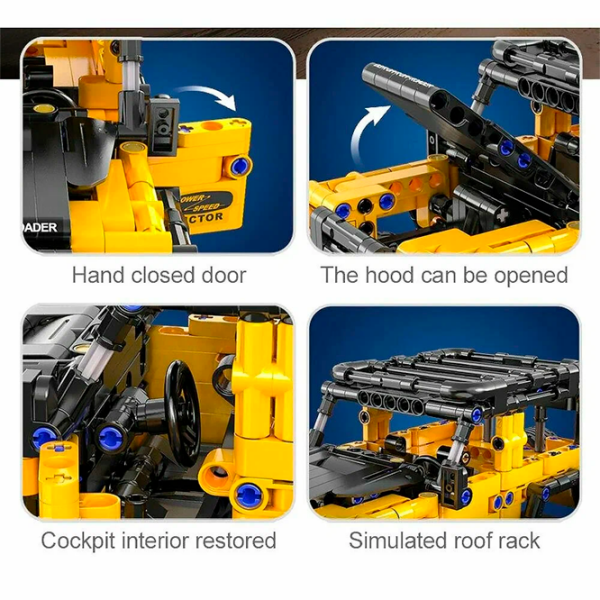 Constructor CaDa Defender Off-Road Yellow Numărul de piese 389, 8+ photo 3