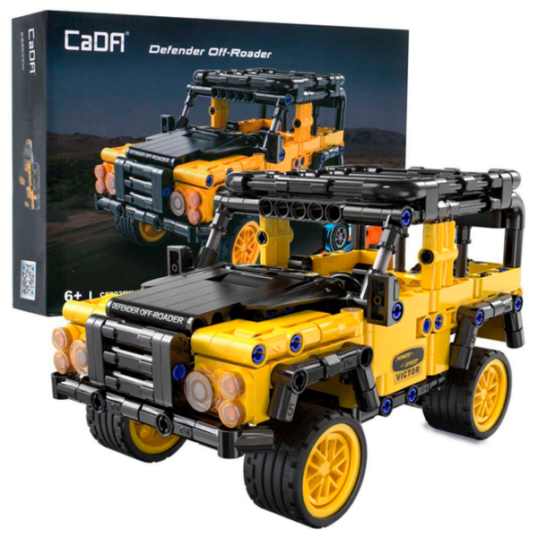 Constructor CaDa Defender Off-Road Yellow Numărul de piese 389, 8+ photo 4