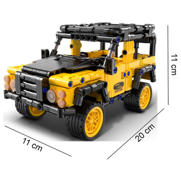 Constructor CaDa Defender Off-Road Yellow Numărul de piese 389, 8+ photo 5