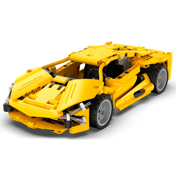 Constructor CaDa Lightning Sport Car Yellow Numărul de piese 357, 6+ photo 2