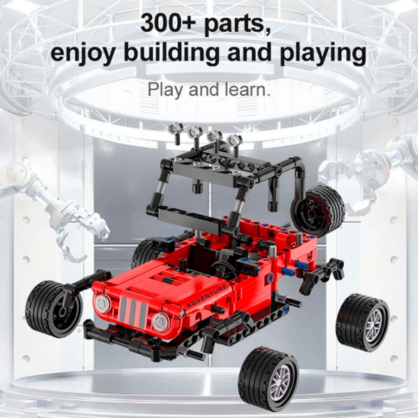 Constructor CaDa Adventure Off Roader Red Numărul de piese 317, 6+ photo 5