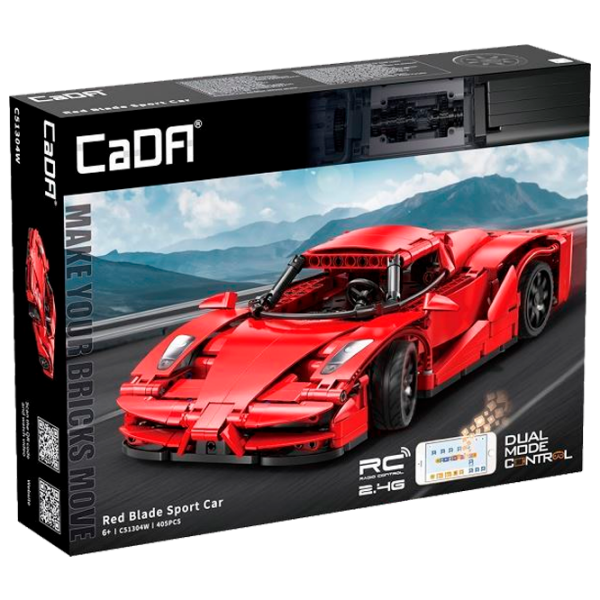 Constructor cu telecomandă CaDa Red Blade Red Numărul de piese 405, 6+ photo 1