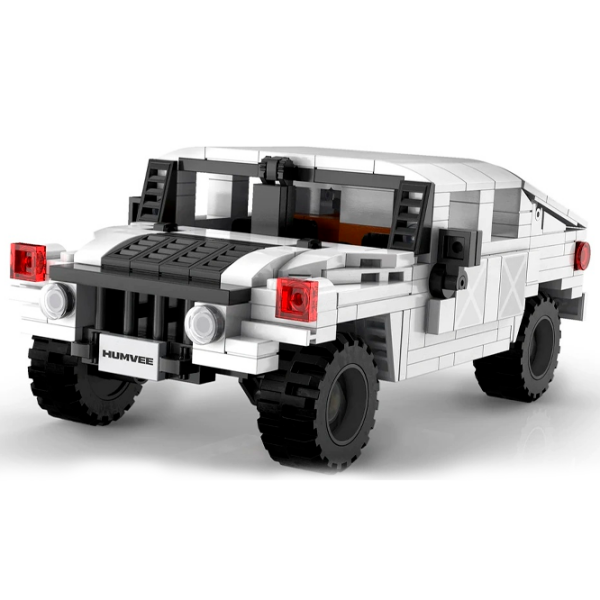 Constructor CaDa Hummer Humvee White Numărul de piese 328, 8+ photo 2