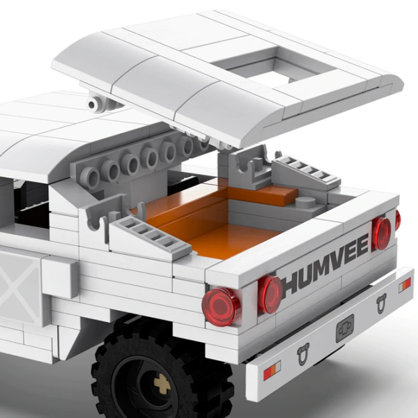 Constructor CaDa Hummer Humvee White Numărul de piese 328, 8+ photo 6