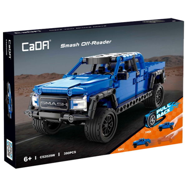 Constructor CaDa Smash Off-Roader Blue Numărul de piese 390, 6+ photo 1