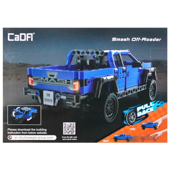 Constructor CaDa Smash Off-Roader Blue Numărul de piese 390, 6+ photo 5
