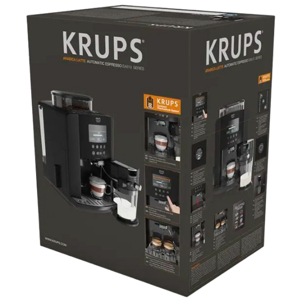 Кофемашина KRUPS EA819N10 Черный 1450 Вт, 1.7 л, Термоблок photo 6