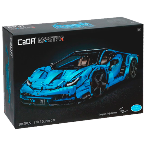 Constructor CaDa Lamborghini Centenario Blue Numărul de piese 3842, 14+ photo 1