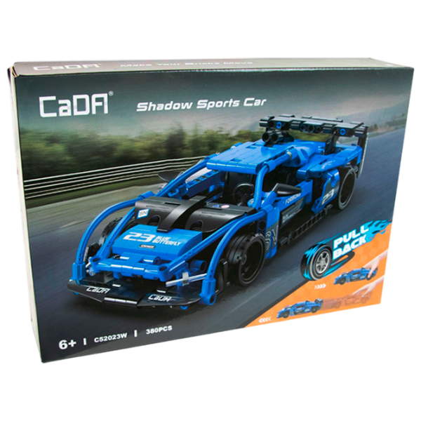 Constructor CaDa Shadow Sports Car Blue Numărul de piese 380, 6+ photo 1