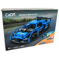 Constructor CaDa Shadow Sports Car Blue Numărul de piese 380, 6+