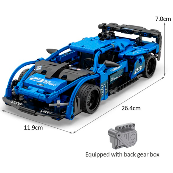 Constructor CaDa Shadow Sports Car Blue Numărul de piese 380, 6+ photo 4